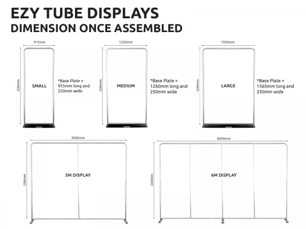 Ezy Tube Portable Display Hardware